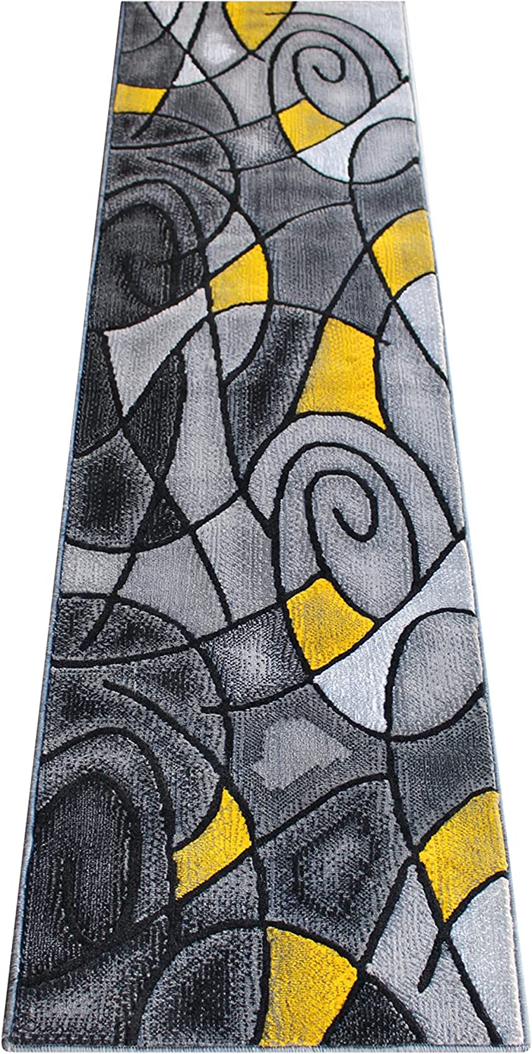 YHSF Modern Contemporary Area Rug for Living Room Bedroom Office Rug Trendz Style