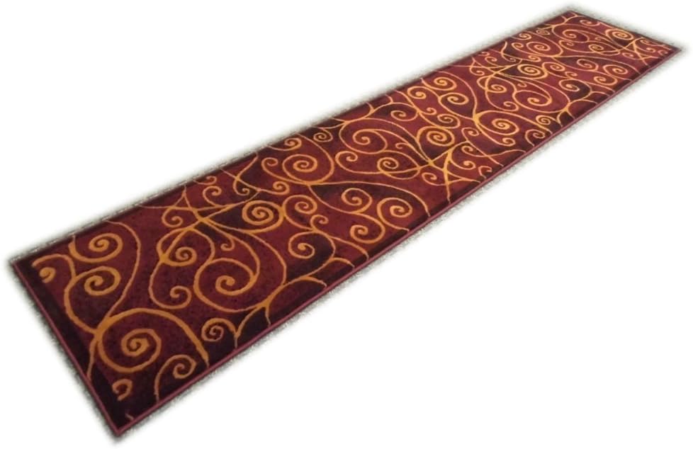 YHSF Modern Contemporary Area Rugs for Living Room, Bedroom, Office, Dining Room, Entryway – Washable, Easy to Clean, Soft Swirl Design, Modern Area Rug – 5x7 Feet, Berber