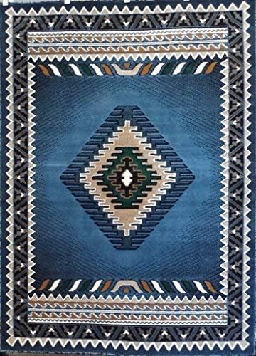 YHSF South West Native American Style Area Rug D143 Kingdom Design