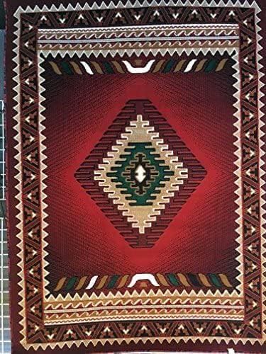 YHSF South West Native American Style Area Rug D143 Kingdom Design