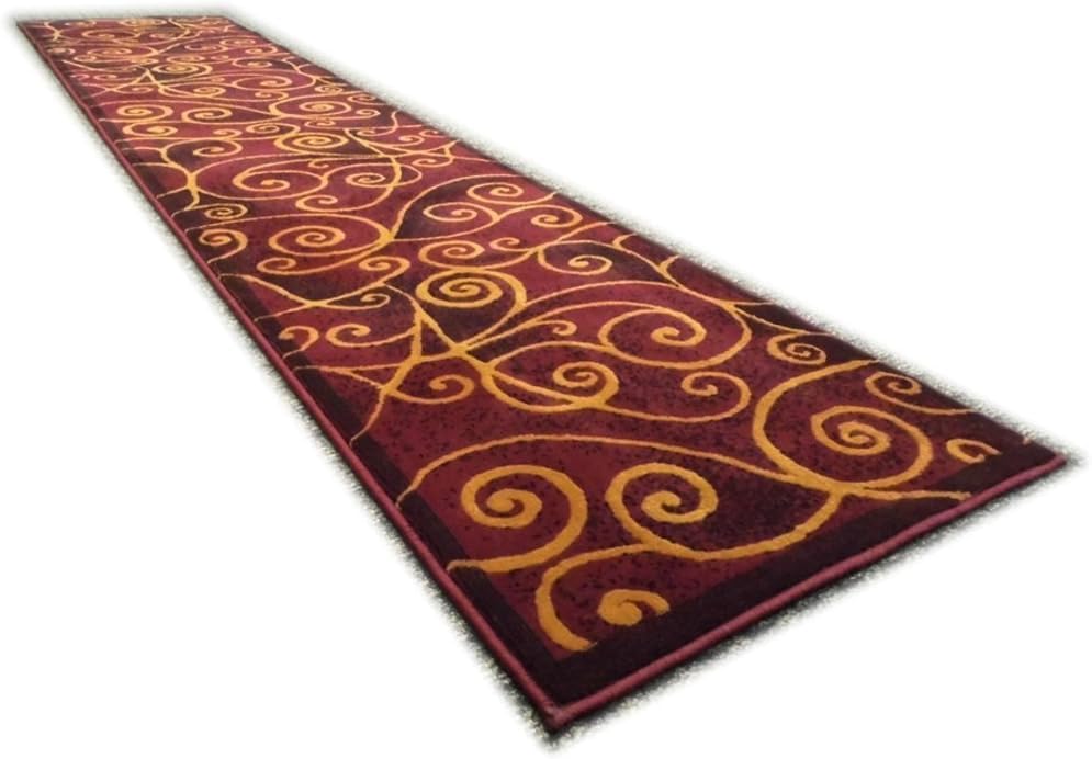 YHSF Modern Contemporary Area Rugs for Living Room, Bedroom, Office, Dining Room, Entryway – Washable, Easy to Clean, Soft Swirl Design, Modern Area Rug – 5x7 Feet, Berber