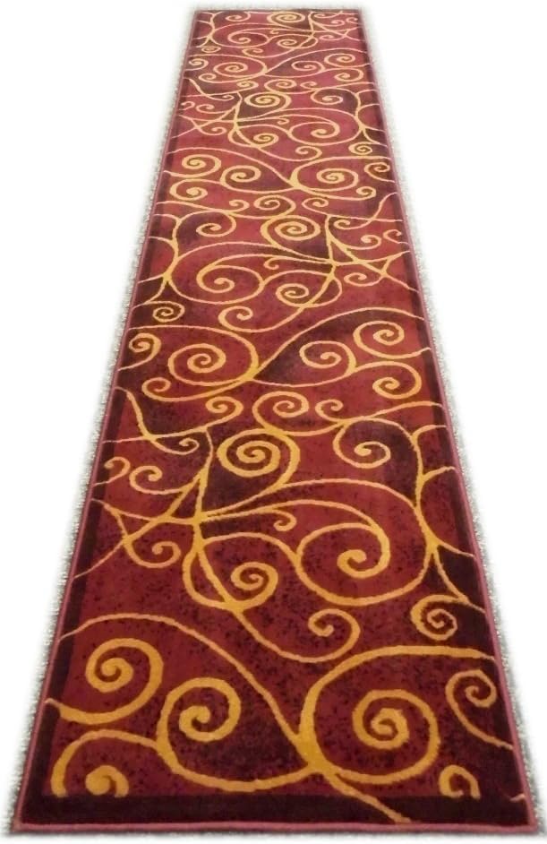 YHSF Modern Contemporary Area Rugs for Living Room, Bedroom, Office, Dining Room, Entryway – Washable, Easy to Clean, Soft Swirl Design, Modern Area Rug – 5x7 Feet, Berber