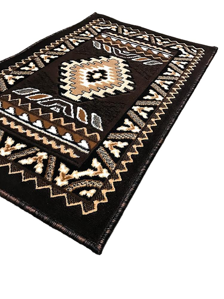 YHSF South West Native American Style Area Rug D143 Kingdom Design