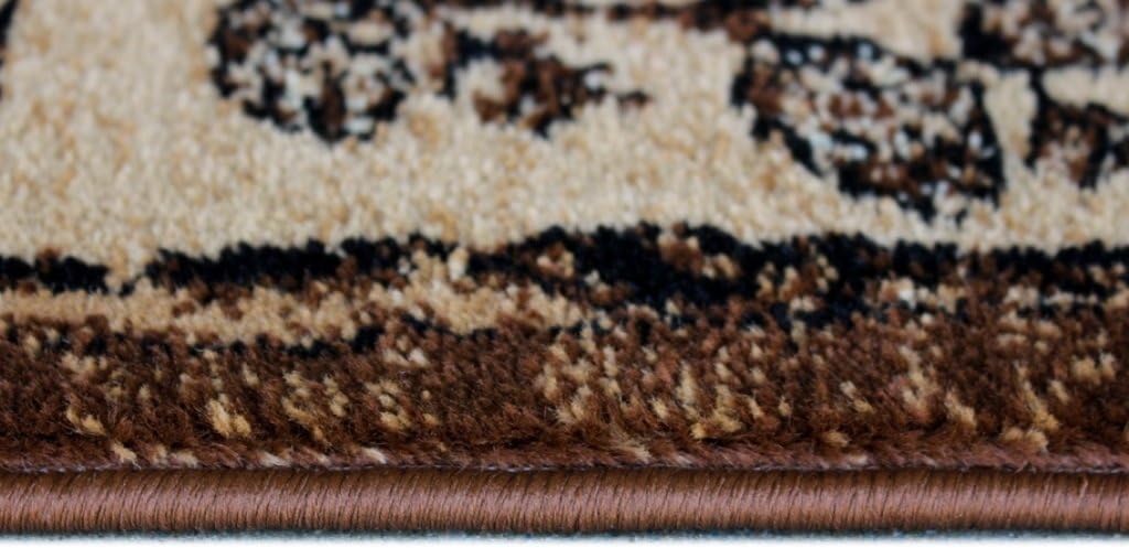 YHSF Cabin Style Area Rug Bear Elk Deer Moose Country Nature Wilderness Lodge Design