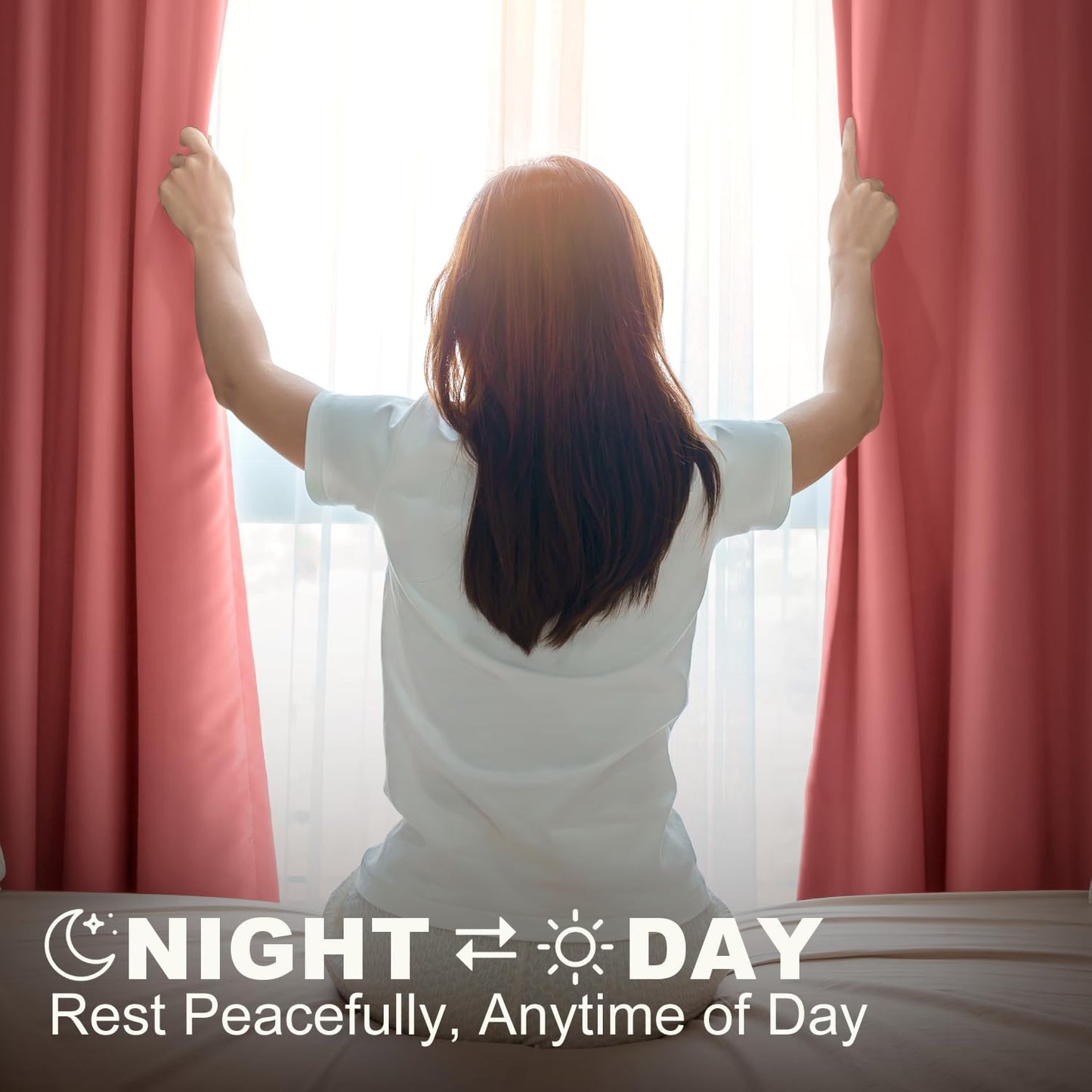 YHSF Blackout Curtains - Room Darkening Grommet Curtains for Bedroom, Living Room, Office - Solid Plain Design, Light Blocking, Thermal Insulation, Elegant Home Décor - 52x84 Inches, One Panel, Red