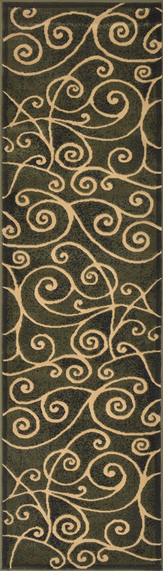 YHSF Modern Contemporary Area Rugs for Living Room, Bedroom, Office, Dining Room, Entryway – Washable, Easy to Clean, Soft Swirl Design, Modern Area Rug – 5x7 Feet, Berber