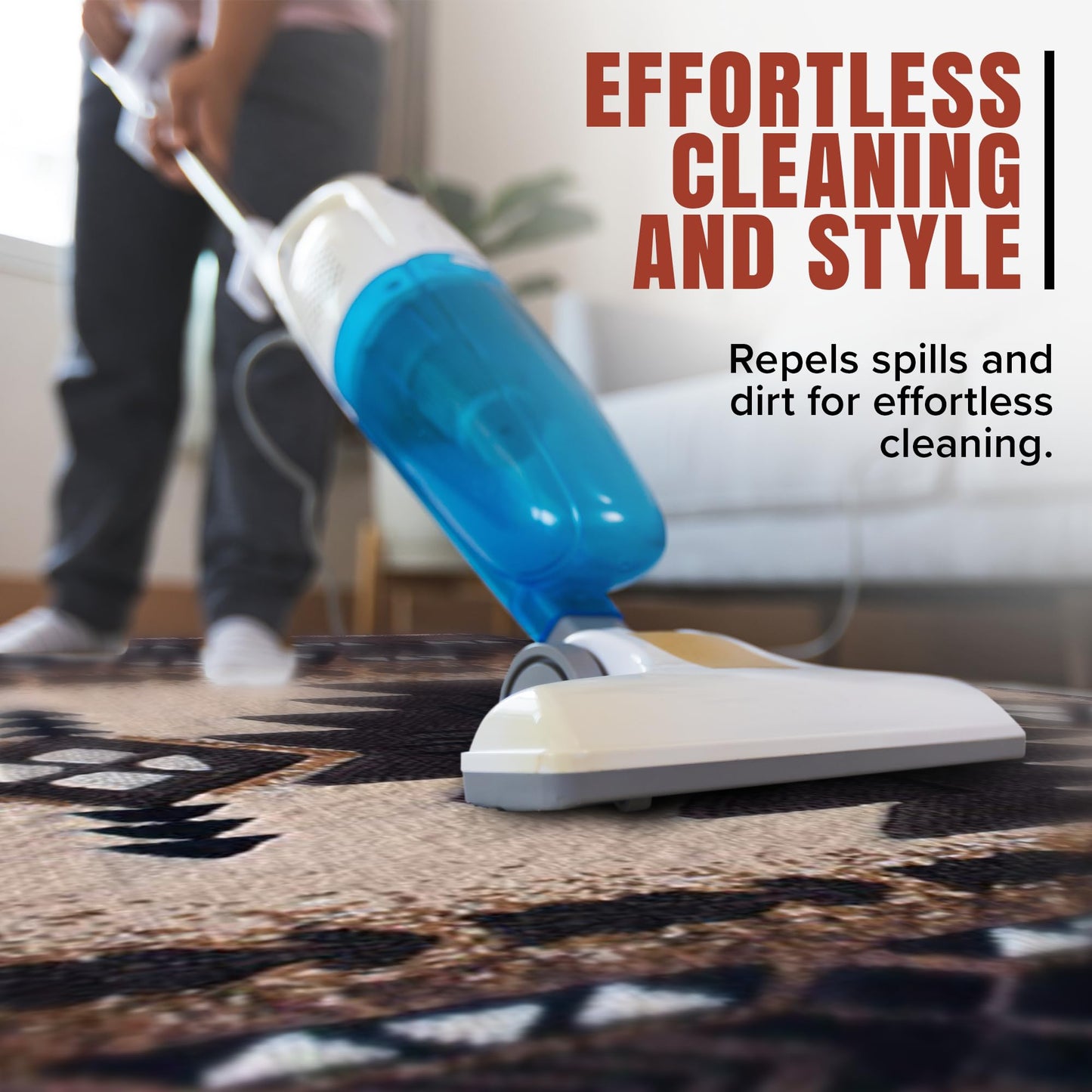 YHSF South West Native American Area Rug C318