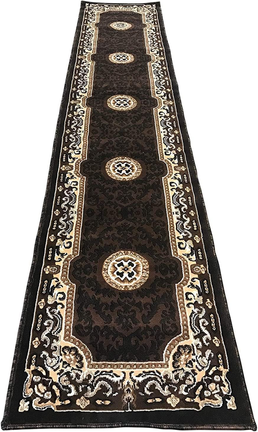 YHSF Traditional Floral Design Area Rug