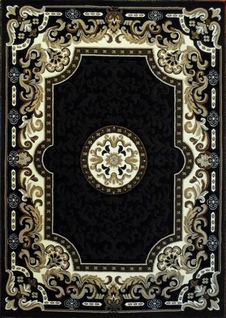 YHSF Traditional Floral Design Area Rug