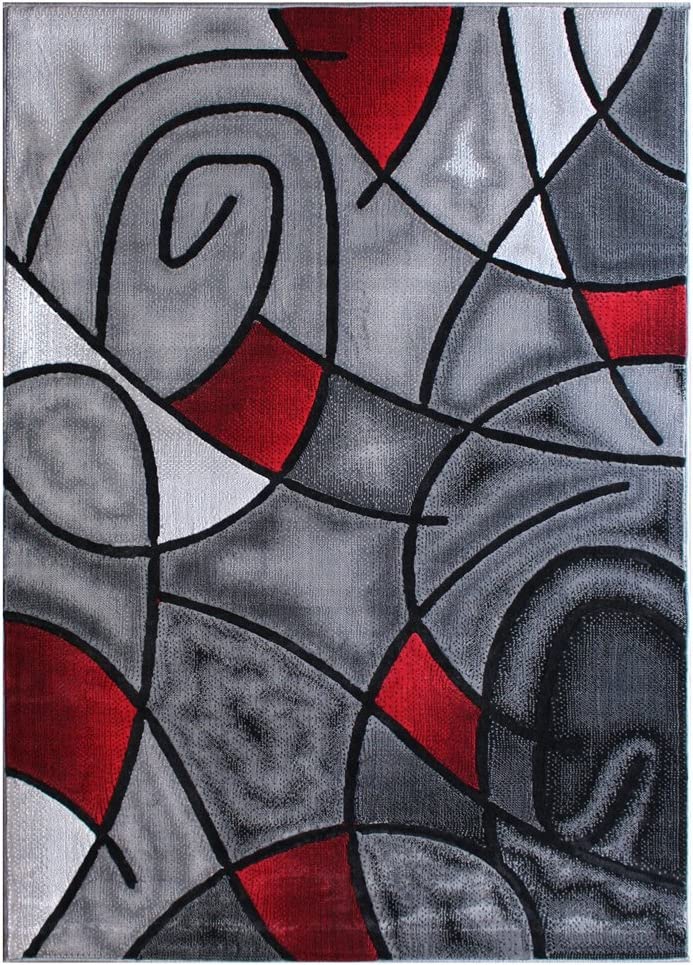 YHSF Modern Contemporary Area Rug for Living Room Bedroom Office Rug Trendz Style