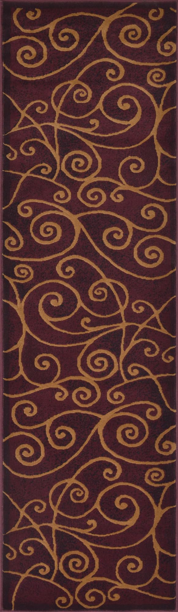 YHSF Modern Contemporary Area Rugs for Living Room, Bedroom, Office, Dining Room, Entryway – Washable, Easy to Clean, Soft Swirl Design, Modern Area Rug – 5x7 Feet, Berber