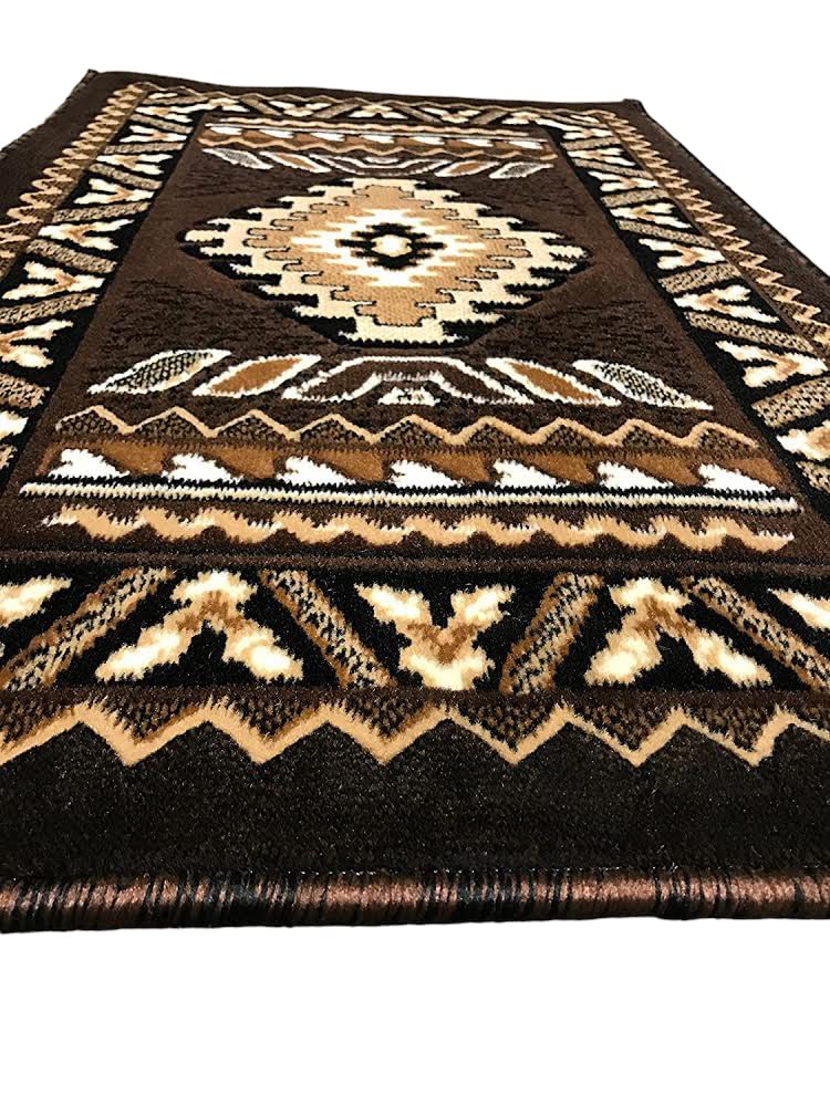 YHSF South West Native American Style Area Rug D143 Kingdom Design