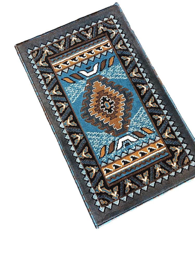 YHSF South West Native American Style Area Rug D143 Kingdom Design