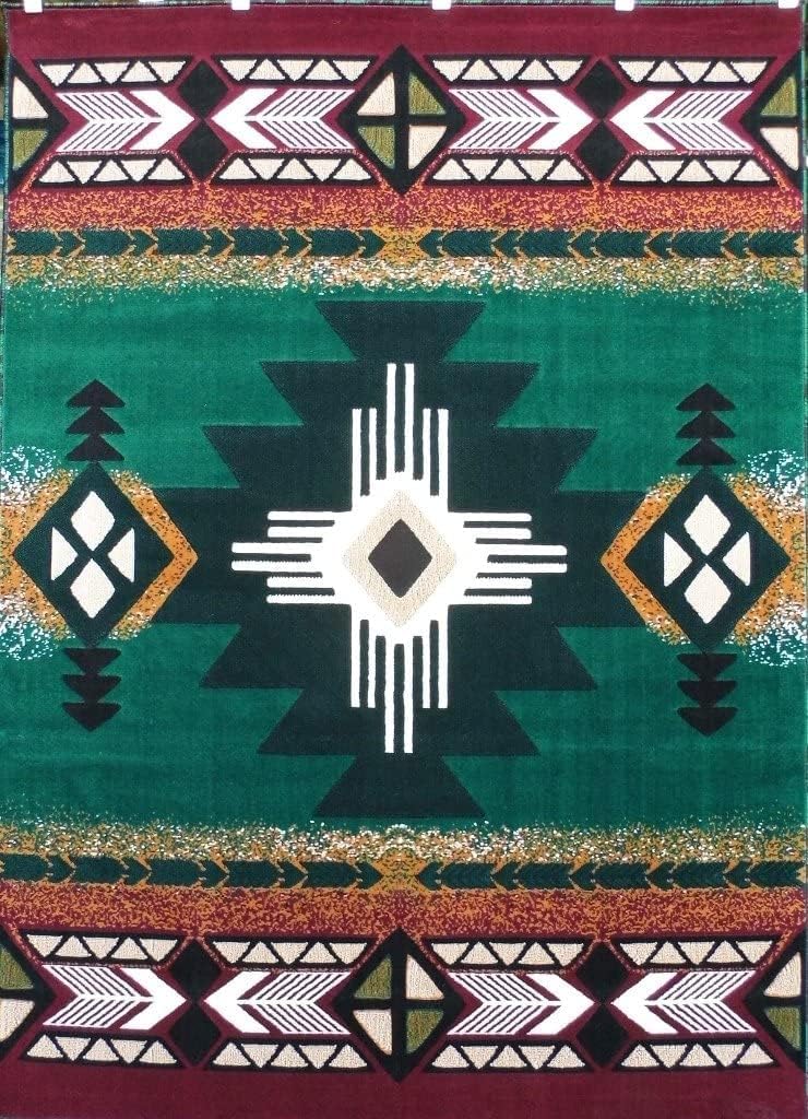 YHSF South West Native American Area Rug C318