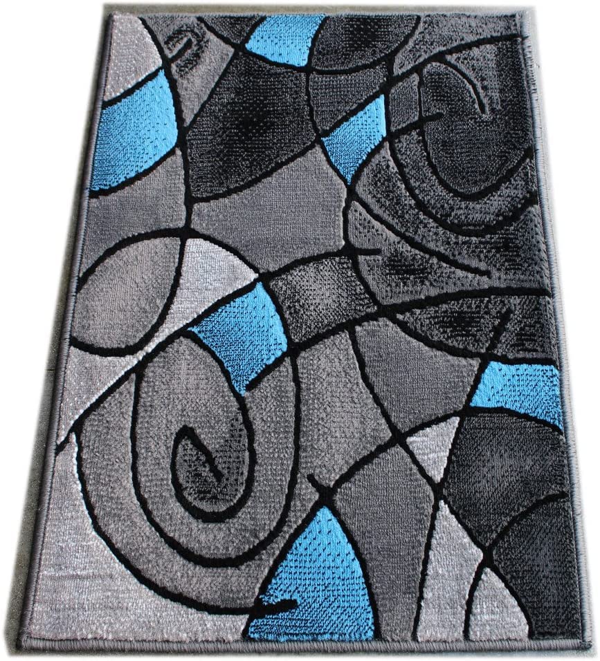 YHSF Modern Contemporary Area Rug for Living Room Bedroom Office Rug Trendz Style