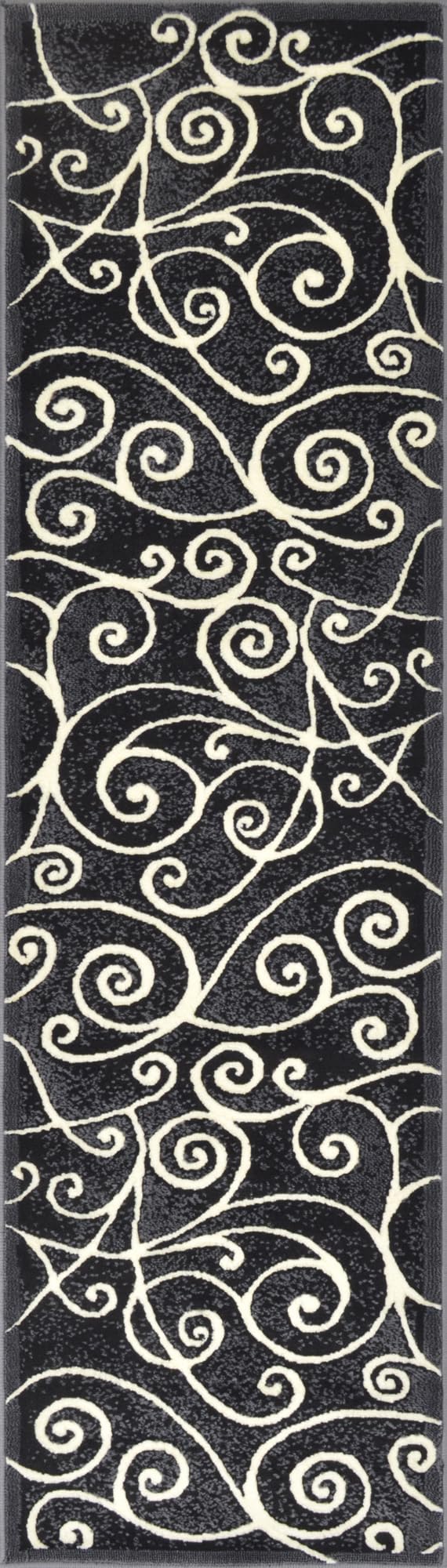 YHSF Modern Contemporary Area Rugs for Living Room, Bedroom, Office, Dining Room, Entryway – Washable, Easy to Clean, Soft Swirl Design, Modern Area Rug – 5x7 Feet, Berber