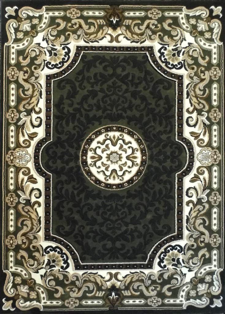 YHSF Traditional Floral Design Area Rug