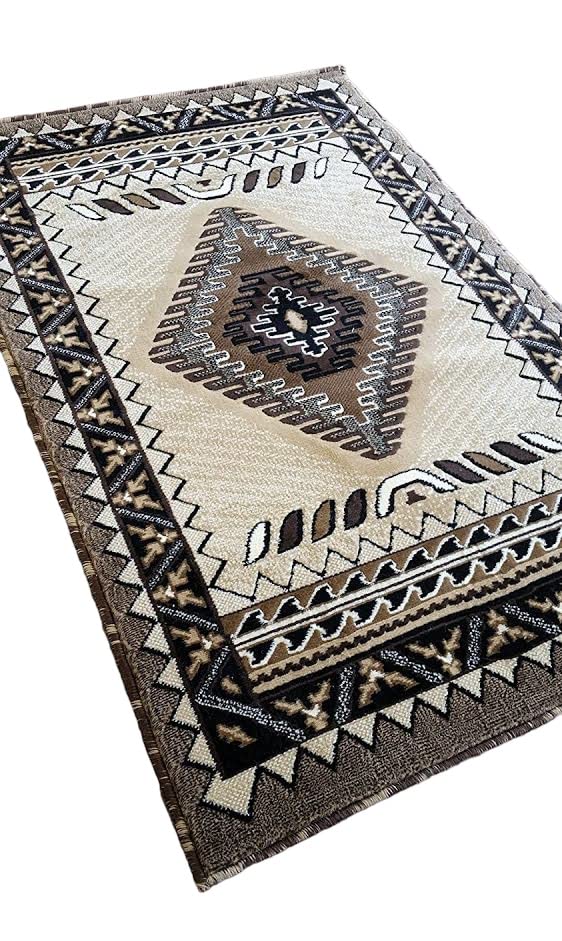 YHSF South West Native American Style Area Rug D143 Kingdom Design