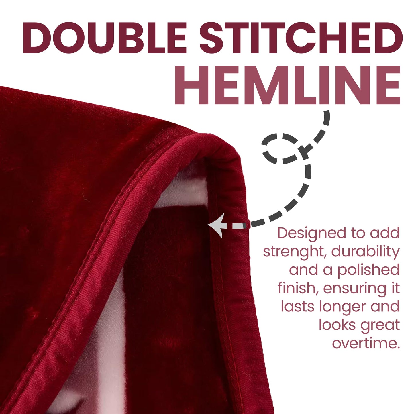 YHSF Korean Mink Blanket - 2 Ply Thick & Soft Reversible Printed Plush Throw - Warm Cozy & Comfy Korean Faux Mink Blanket - Ideal Gift, Easy Care, Fade-Proof, Peony, King Size, 6 LB, 83 in x 91 in