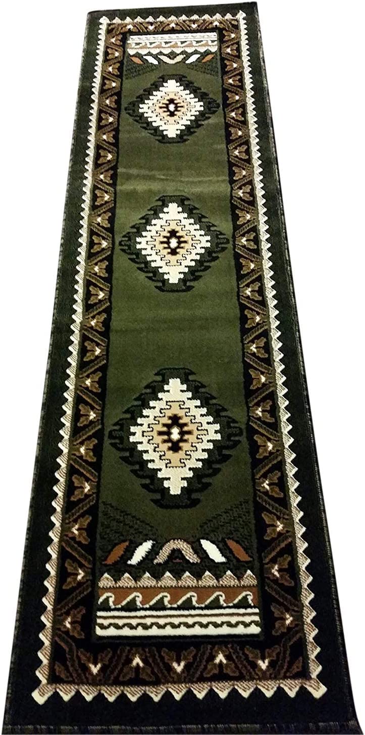 YHSF South West Native American Style Area Rug D143 Kingdom Design