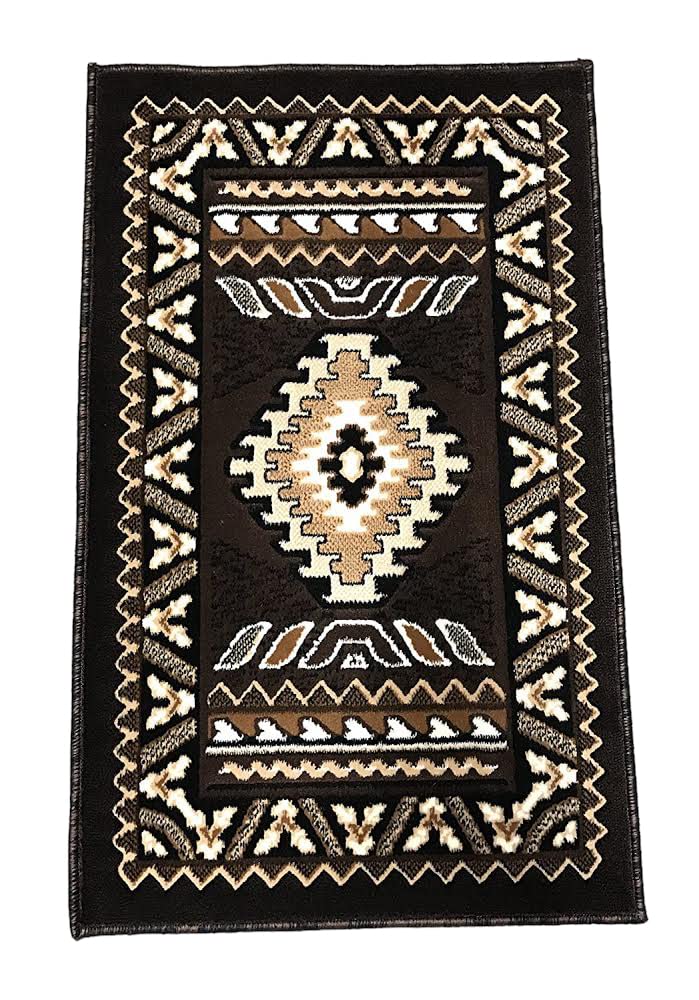 YHSF South West Native American Style Area Rug D143 Kingdom Design