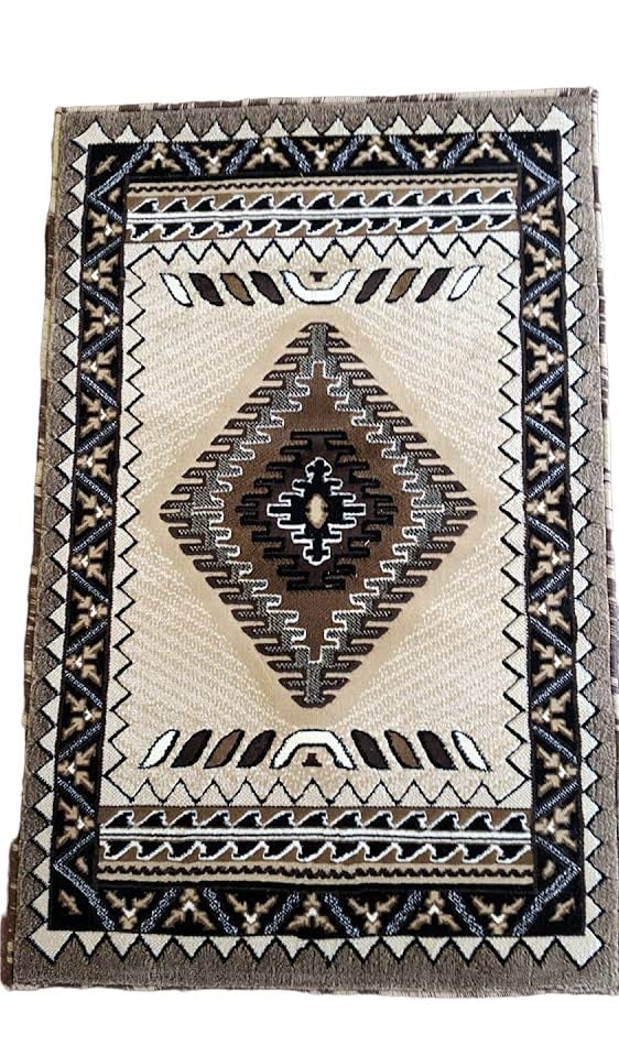 YHSF South West Native American Style Area Rug D143 Kingdom Design
