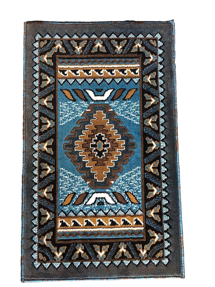 YHSF South West Native American Style Area Rug D143 Kingdom Design