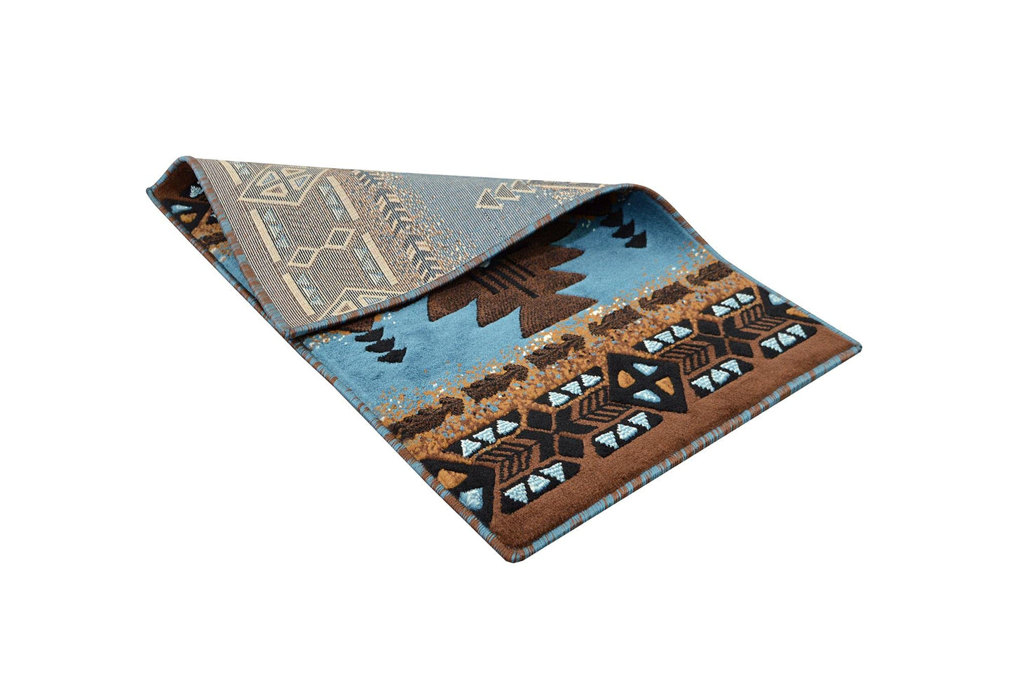 YHSF South West Native American Area Rug C318