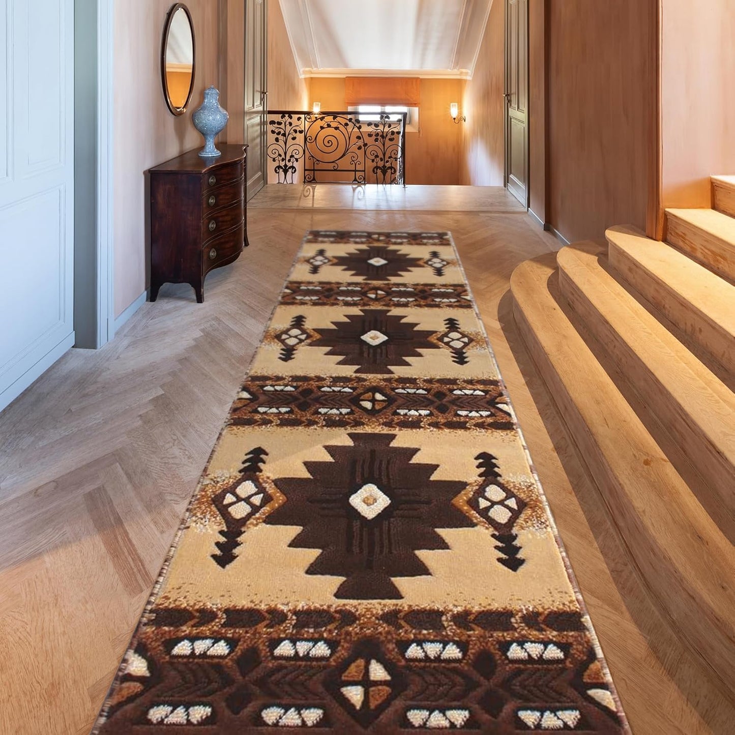 YHSF South West Native American Area Rug C318