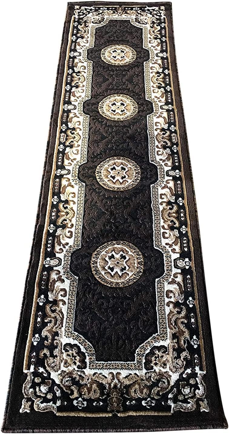 YHSF Traditional Floral Design Area Rug