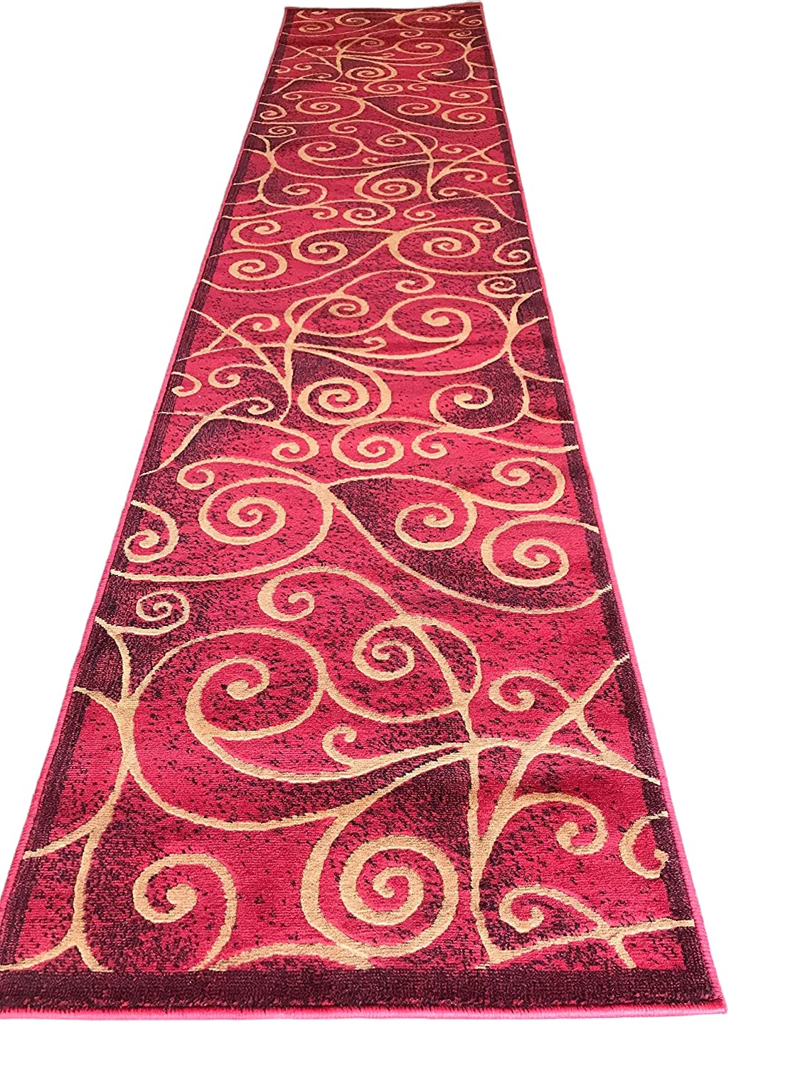 YHSF Modern Contemporary Area Rugs for Living Room, Bedroom, Office, Dining Room, Entryway – Washable, Easy to Clean, Soft Swirl Design, Modern Area Rug – 5x7 Feet, Berber