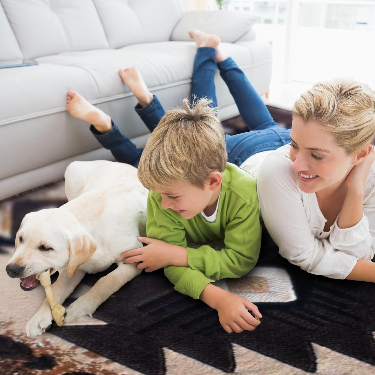 YHSF South West Native American Area Rug C318