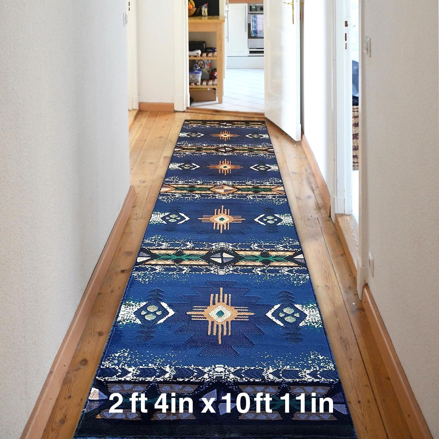 YHSF South West Native American Area Rug C318 - Easy Clean, Thick, Soft, Durable Native Tribal American Indian Inspired Rug for Bedroom/Living Room and More - Berber, 5 Feet x 7 Feet