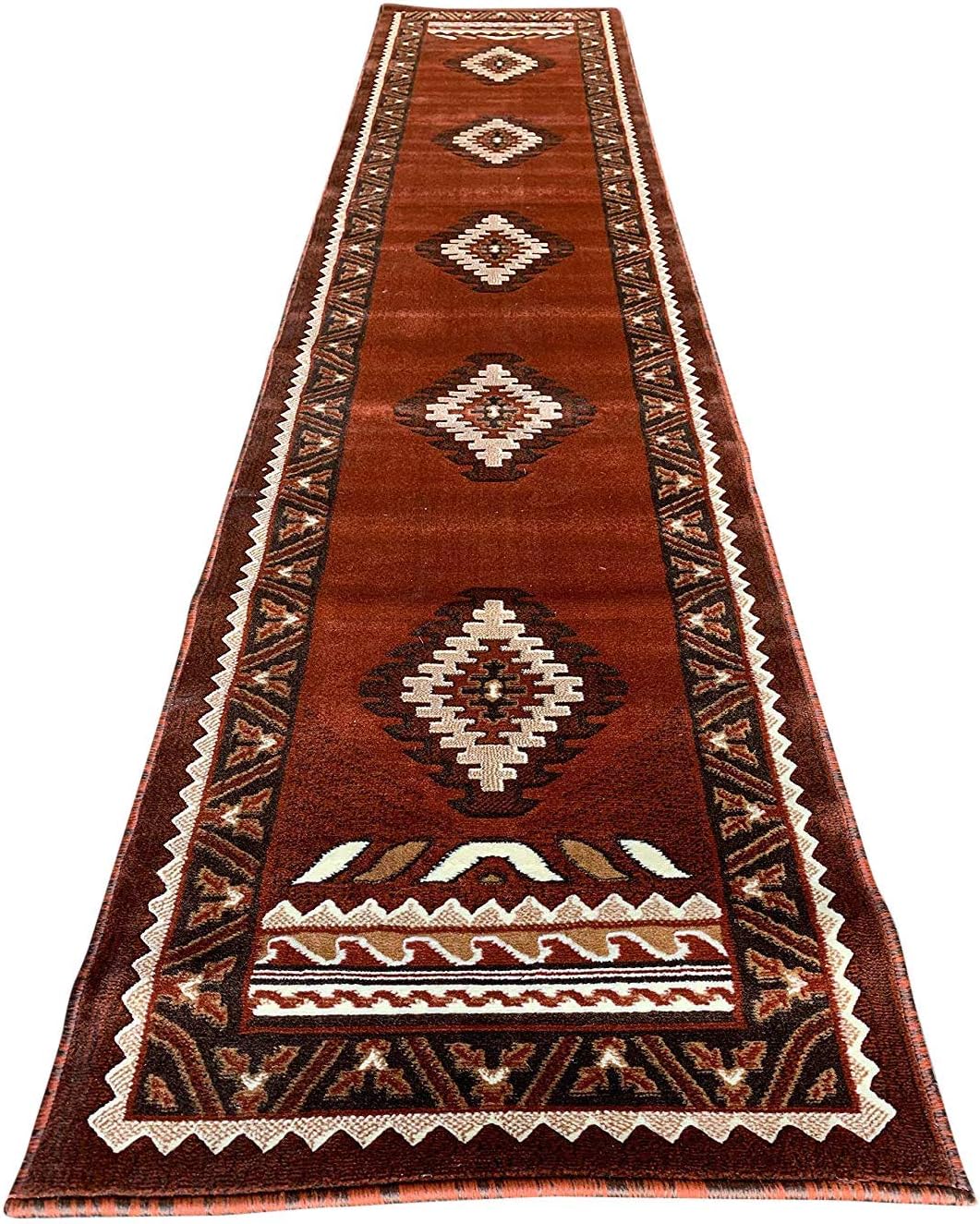 YHSF South West Native American Style Area Rug D143 Kingdom Design