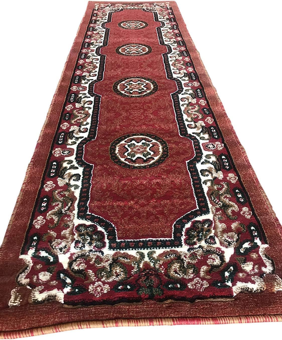 YHSF Traditional Floral Design Area Rug