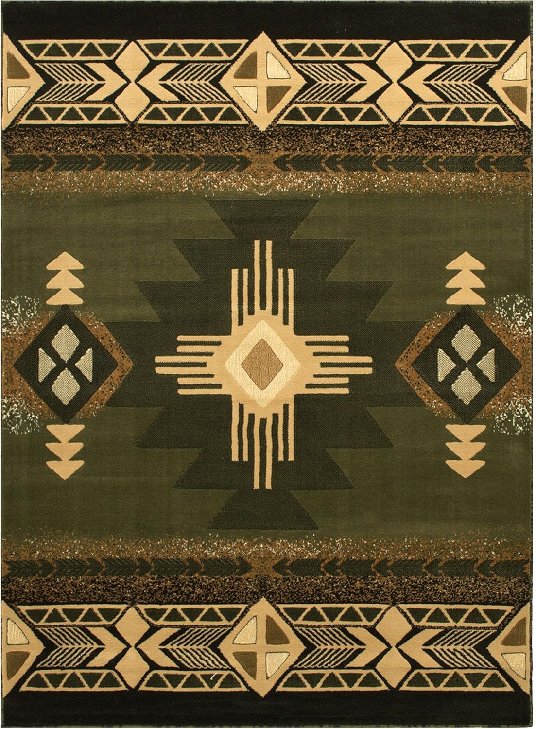 YHSF South West Native American Area Rug C318