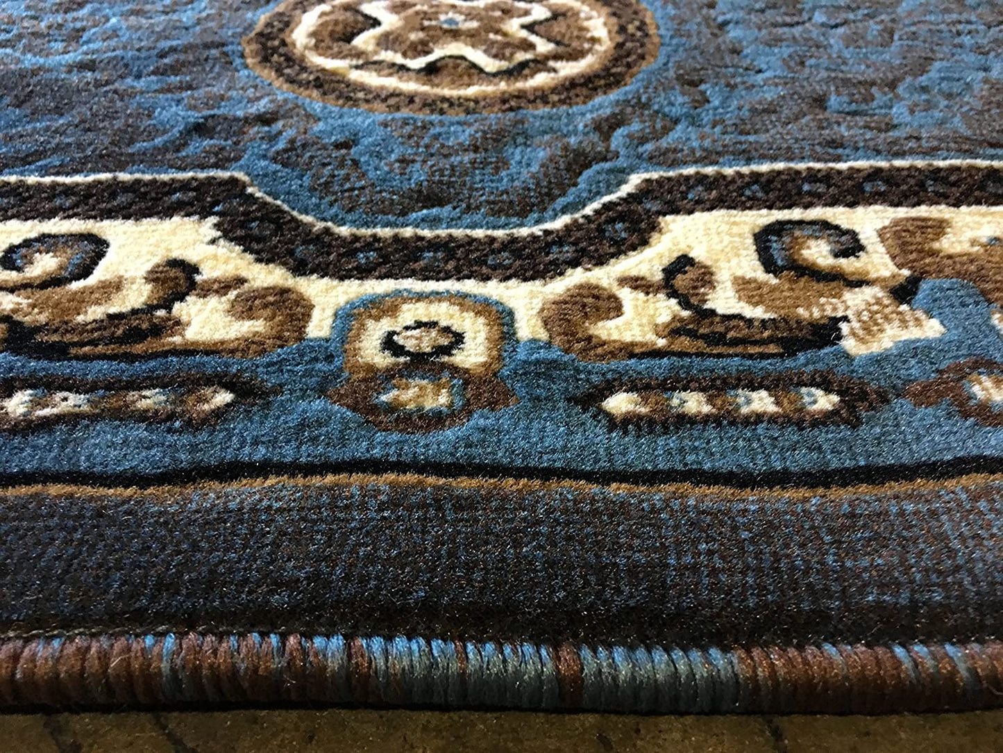 YHSF Traditional Floral Design Area Rug