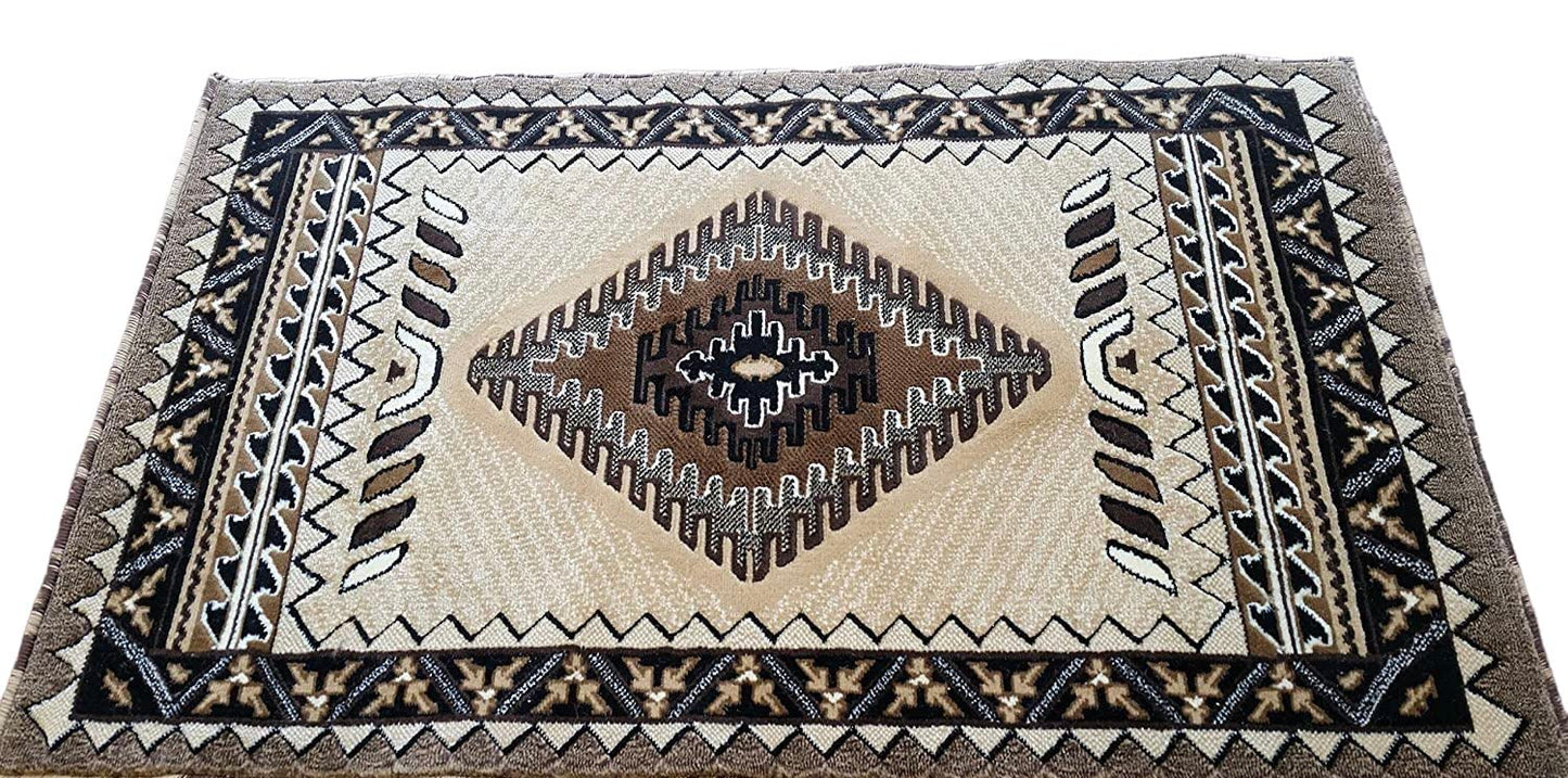 YHSF South West Native American Style Area Rug D143 Kingdom Design