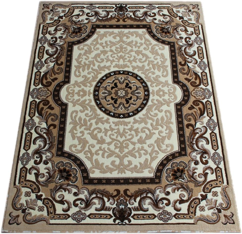YHSF Traditional Floral Design Area Rug
