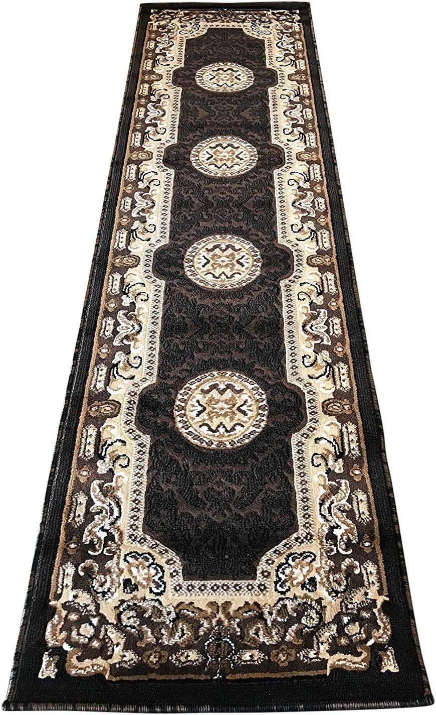 YHSF Traditional Floral Design Area Rug
