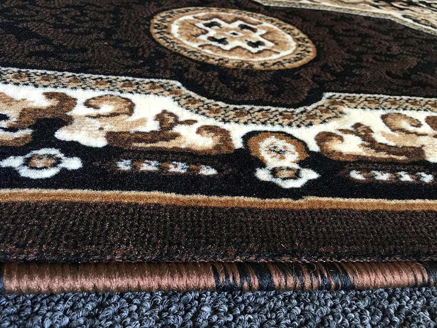 YHSF Traditional Floral Design Area Rug
