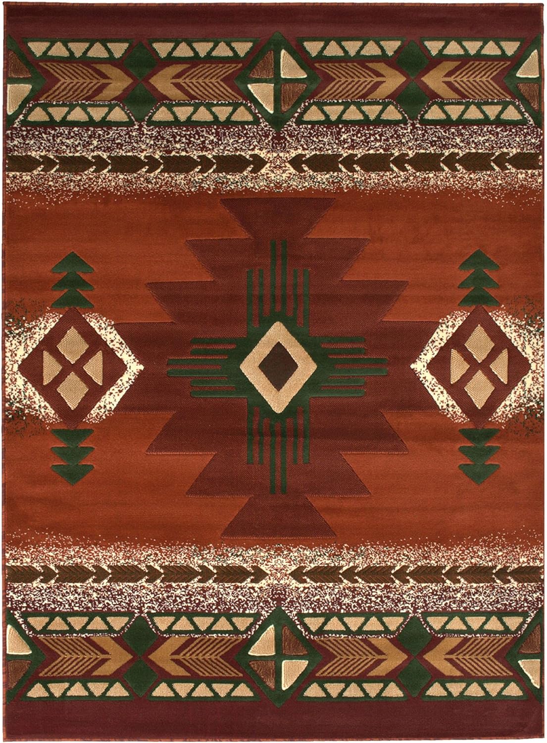 YHSF South West Native American Area Rug C318