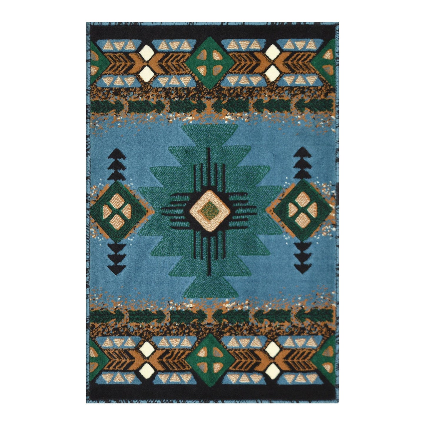 YHSF South West Native American Area Rug C318