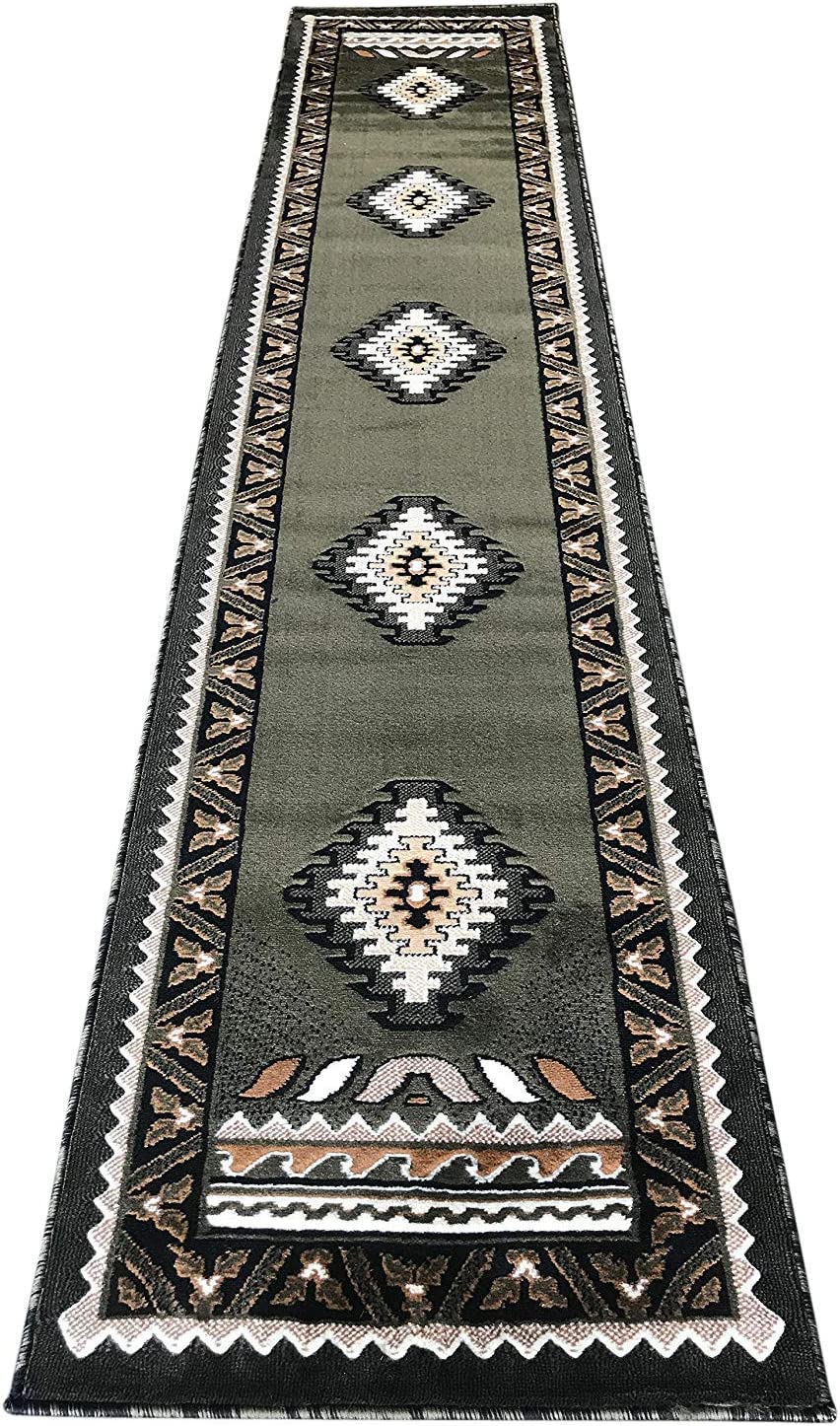 YHSF South West Native American Style Area Rug D143 Kingdom Design