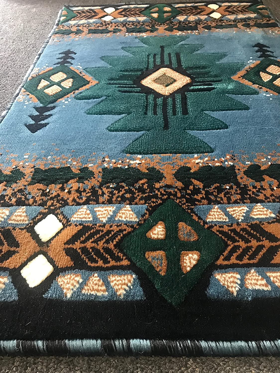 YHSF South West Native American Area Rug C318