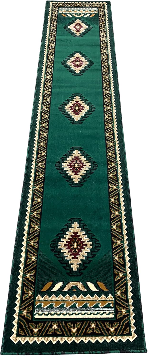 YHSF South West Native American Style Area Rug D143 Kingdom Design