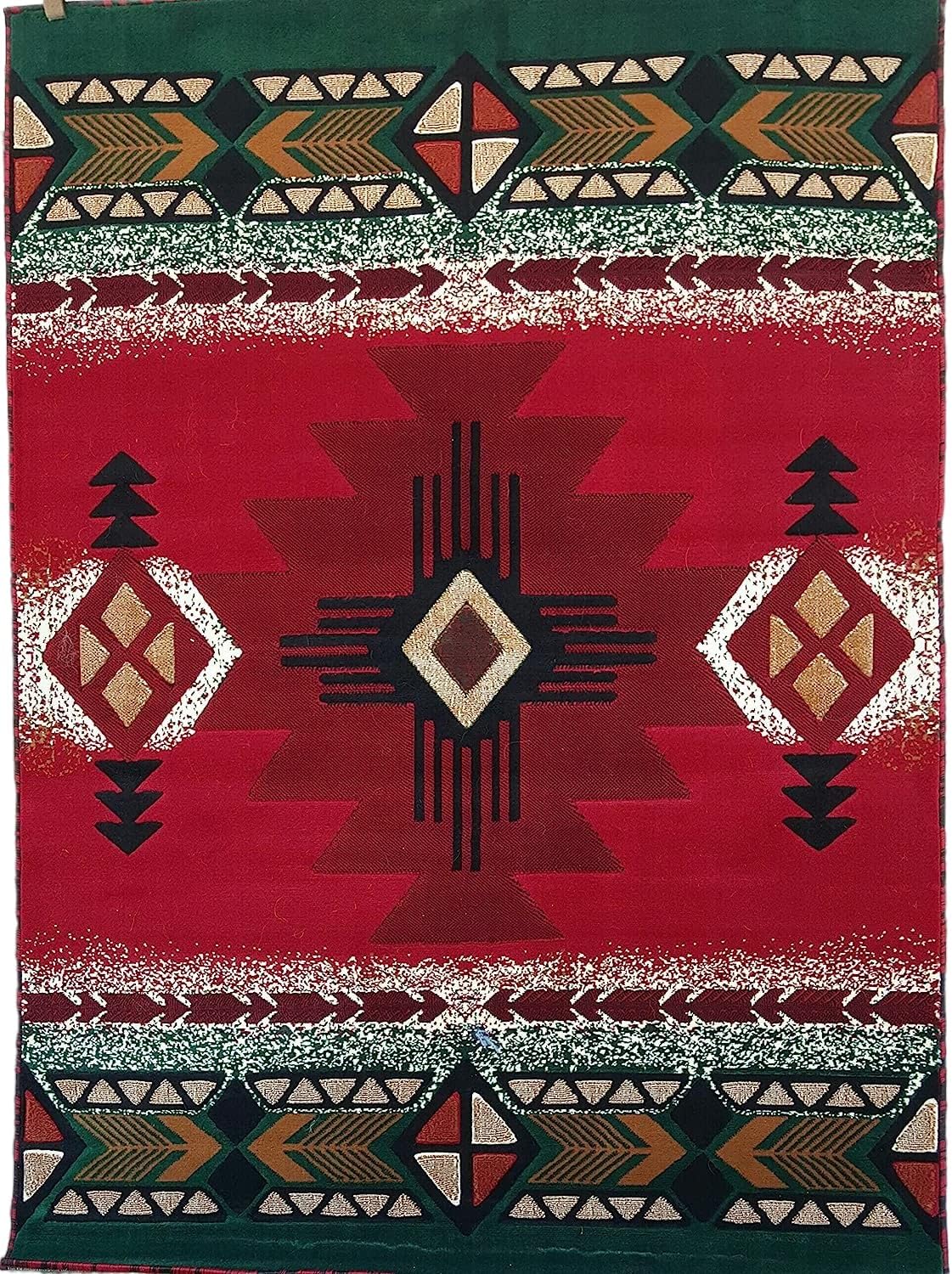 YHSF South West Native American Area Rug C318