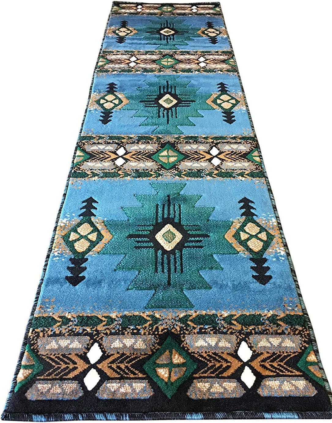 YHSF South West Native American Area Rug C318