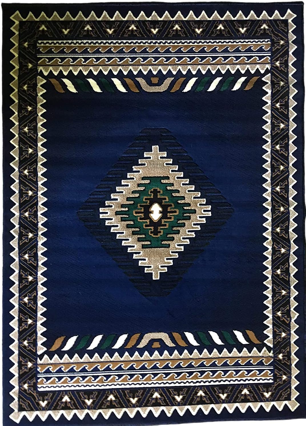 YHSF South West Native American Style Area Rug D143 Kingdom Design