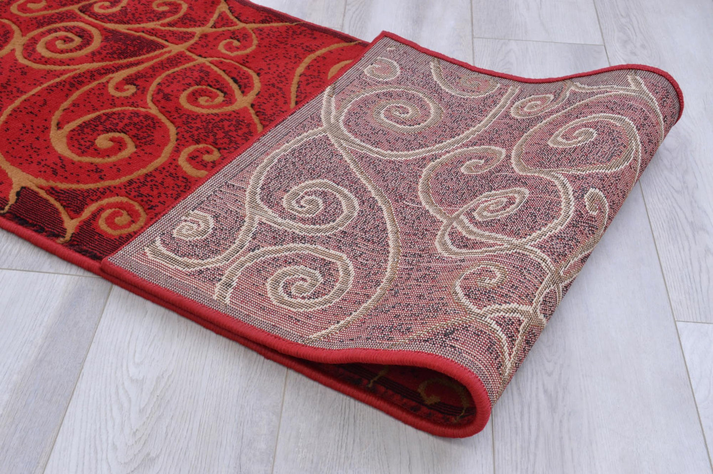 YHSF Modern Contemporary Area Rugs for Living Room, Bedroom, Office, Dining Room, Entryway – Washable, Easy to Clean, Soft Swirl Design, Modern Area Rug – 5x7 Feet, Berber